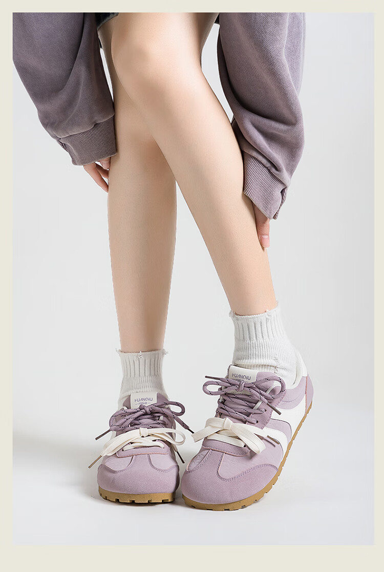 Кроссовки HUANQIU, женские, черные, модель 2025 Autumn Popular Niche Original Casual Shoes, Versatile, размер 38