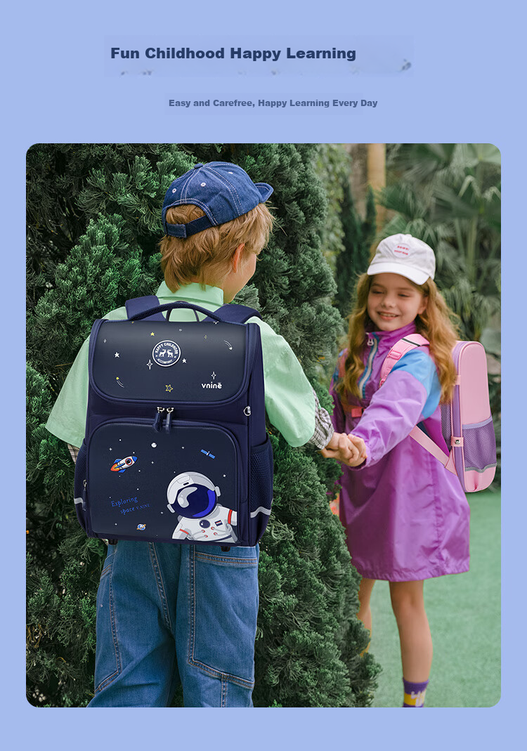 Школьный рюкзак Dijiuchengbao для начальной школы, для мальчиков и девочек, 1-3 класс, с защитой позвоночника, легкий, интегрированный, с двойными плечевыми лямками, розовый единорог