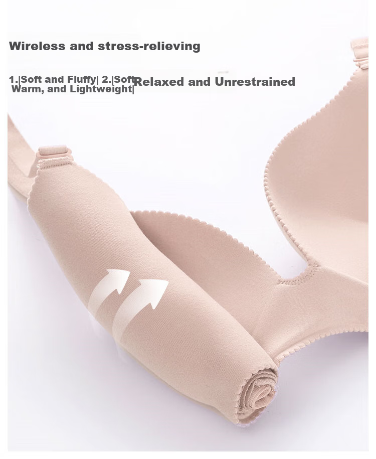 Бюстгальтер Maniform Smooth Seamless Push-Up Bra, бесшовный, с мягкими чашками, без косточек, для маленькой груди, размер 75C, цвет телесный