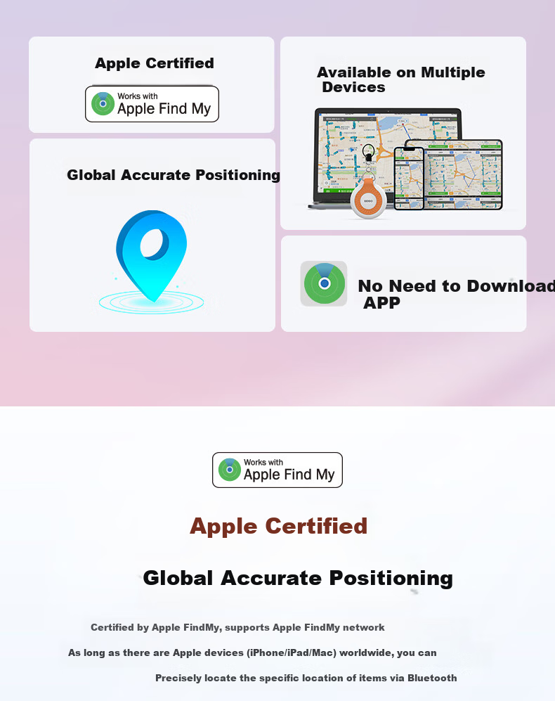 GDGO AirTag Tracker Anti-Loss Device для пожилых, детей, домашних животных, электровелосипедов, брелоков, рюкзаков, кошек, собак, трекер для домашних животных