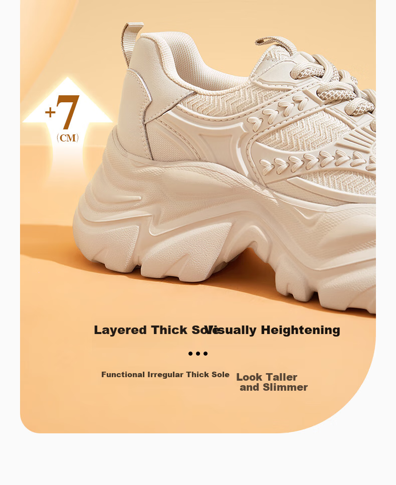 Женские кроссовки CAMEL, модель L24S283622W, бежевые, размер 35, на платформе, спортивный стиль