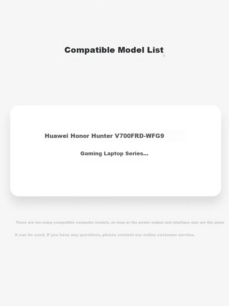 Адаптер питания mryc для ноутбука Huawei Honor Hunter V700, 200W, 20V 10A, 4.5*3.0 мм