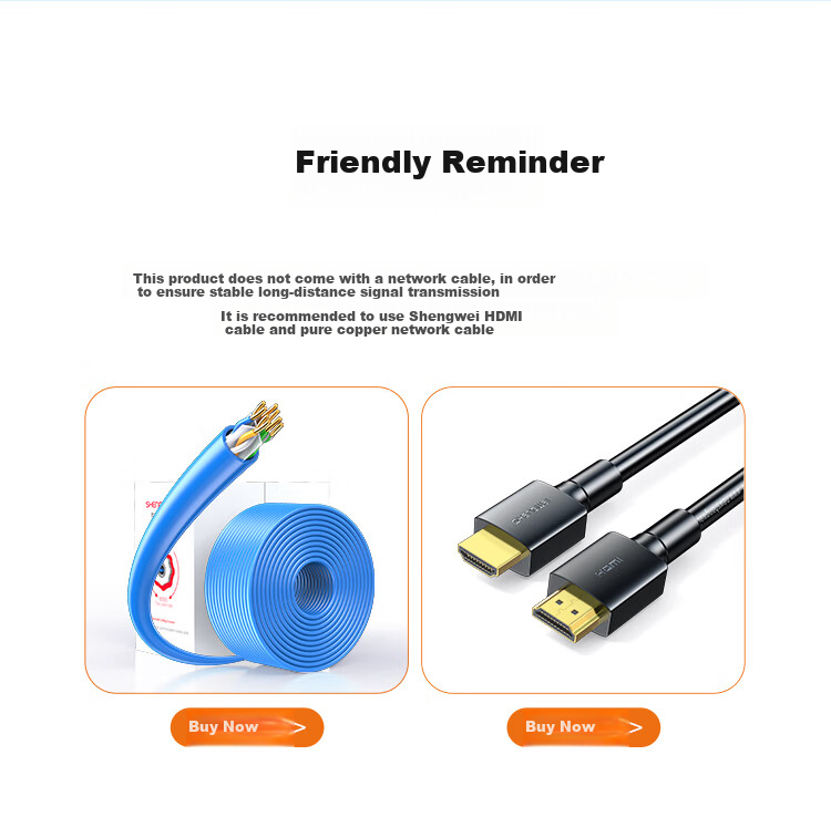 Shengwei DH1030AB HDMI Extender 30 метров, HDMI на RJ45, конвертер сетевого порта, усилитель сигнала высокой четкости, передатчик и приемник