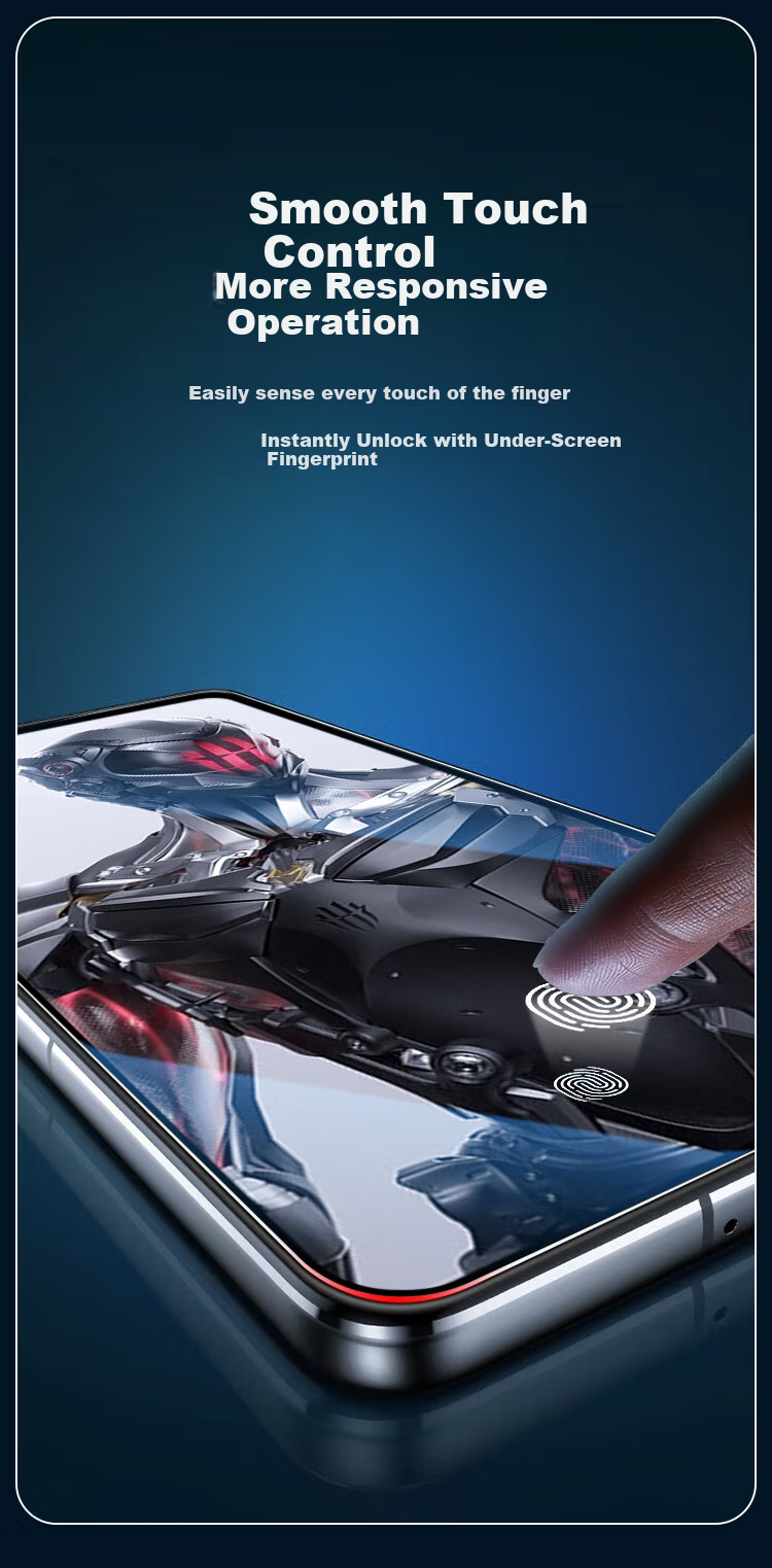 Защитное стекло KOOLIFE для Nubia Red Magic 8 Pro/8 Pro+/8S Pro, полноэкранная игровая пленка, HD противоударное стекло