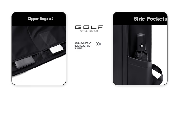 Рюкзак GOLF для мужчин, дорожный, для ноутбука 17.3 дюйма, студенческий, школьный, с множеством отделений, влагостойкий, для деловых поездок