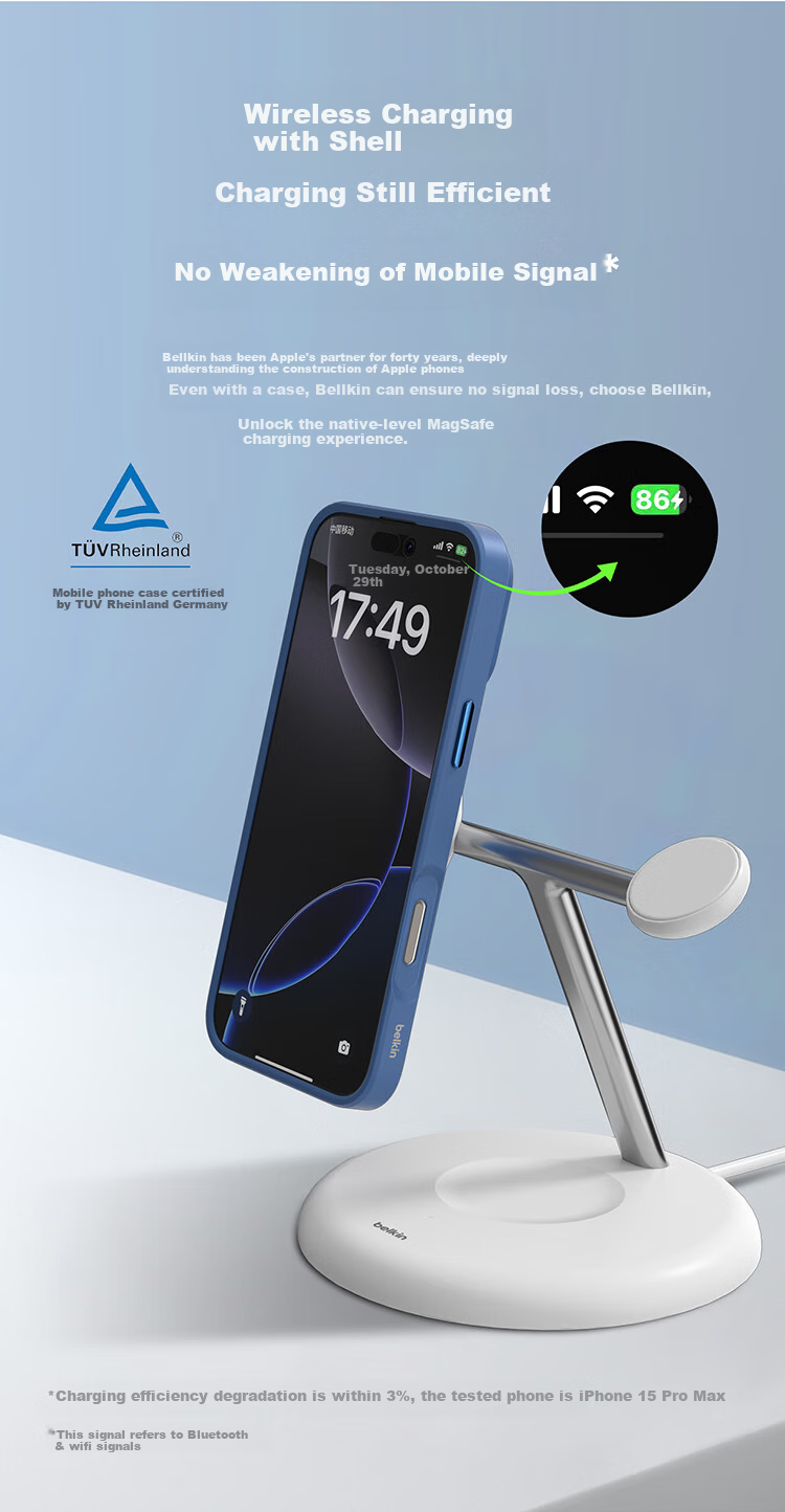 Чехол для iPhone 16 Pro BELKIN Disney Donald Duck Custom Edition, MagSafe, противоударный, TPU, оранжевый