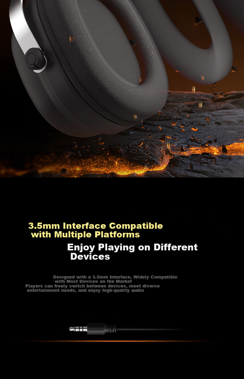 Игровая гарнитура SOMIC G936 PRO+, полноразмерная, проводная, с микрофоном, черная