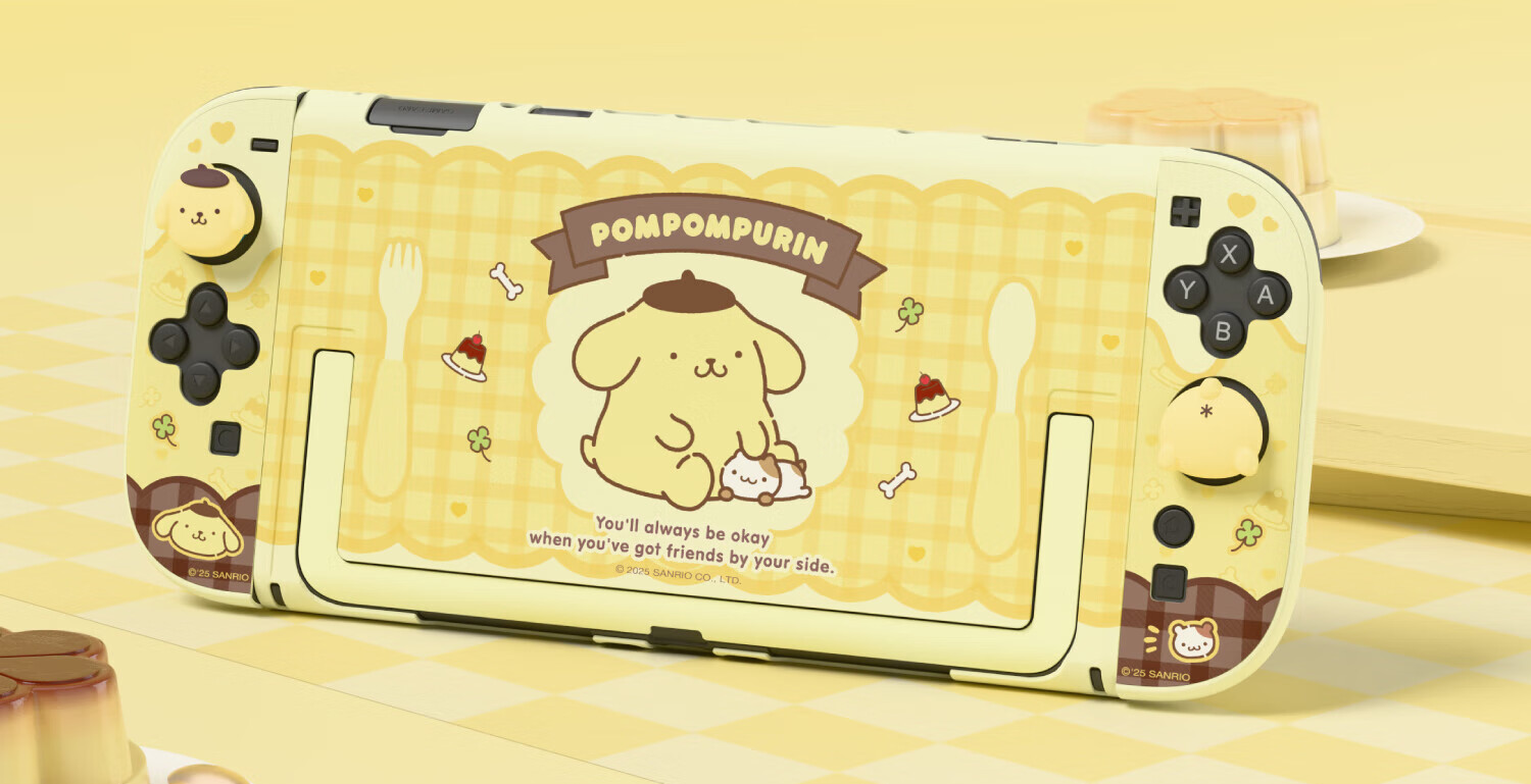 Защитный чехол Jixiang для Nintendo Switch 2, официальный чехол Sanrio, съемный жесткий чехол, ударопрочный, можно подключать к док-станции, чехол для Switch 2-го поколения