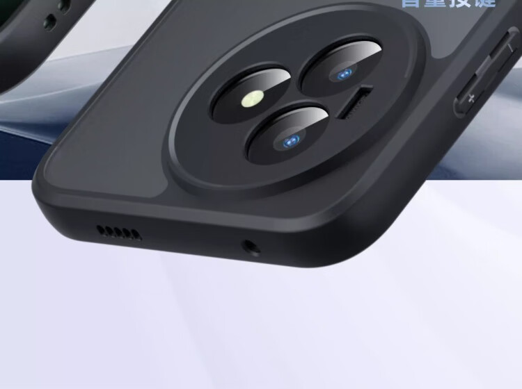 Чехол-накладка Smorss для Xiaomi Redmi K80 Pro, защита камеры, полупрозрачный, матовый, ультратонкий, противоударный, анти-отпечатки, черный