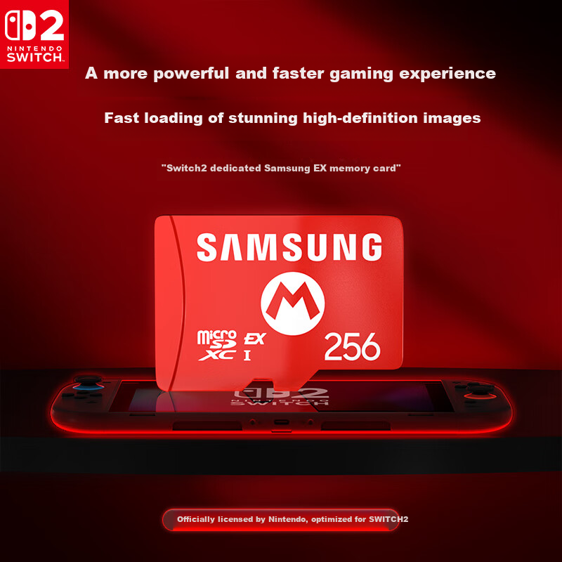 Игровая карта памяти Samsung EX256G для Nintendo Switch 2-го поколения, японская версия, 256 ГБ