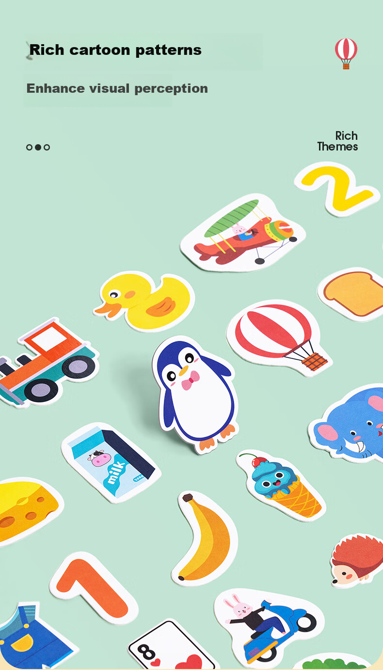 Книжка-игрушка YSR Quiet Sticker Book, развивающая, для детей от 0 до 1 года, для тренировки концентрации, 52 страницы