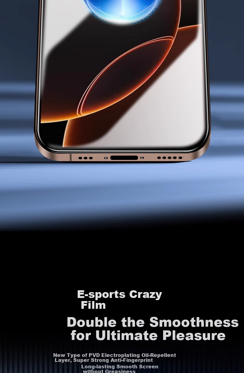 Защитное стекло Smorss для Apple iPhone 16 Pro Max, 28° антишпионское, противоударное, полное покрытие экрана, HD, 2 шт.