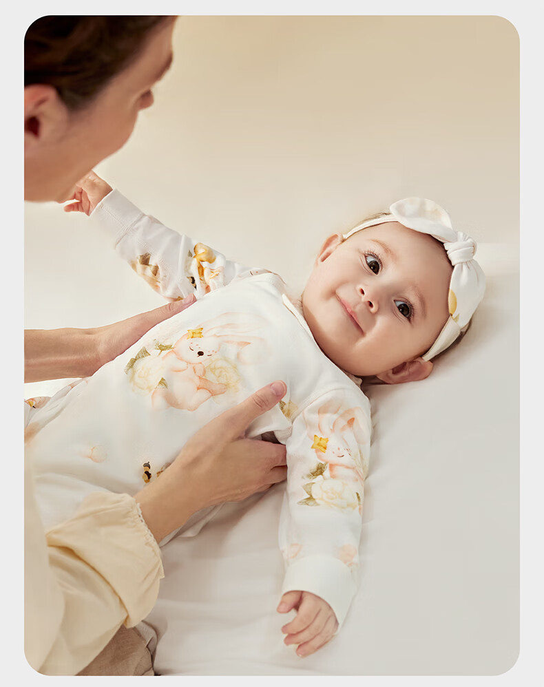 Детский комбинезон Babycare Camellia, весенняя новинка, боди для новорожденных, одежда для малышей, лунный белый, 90 см