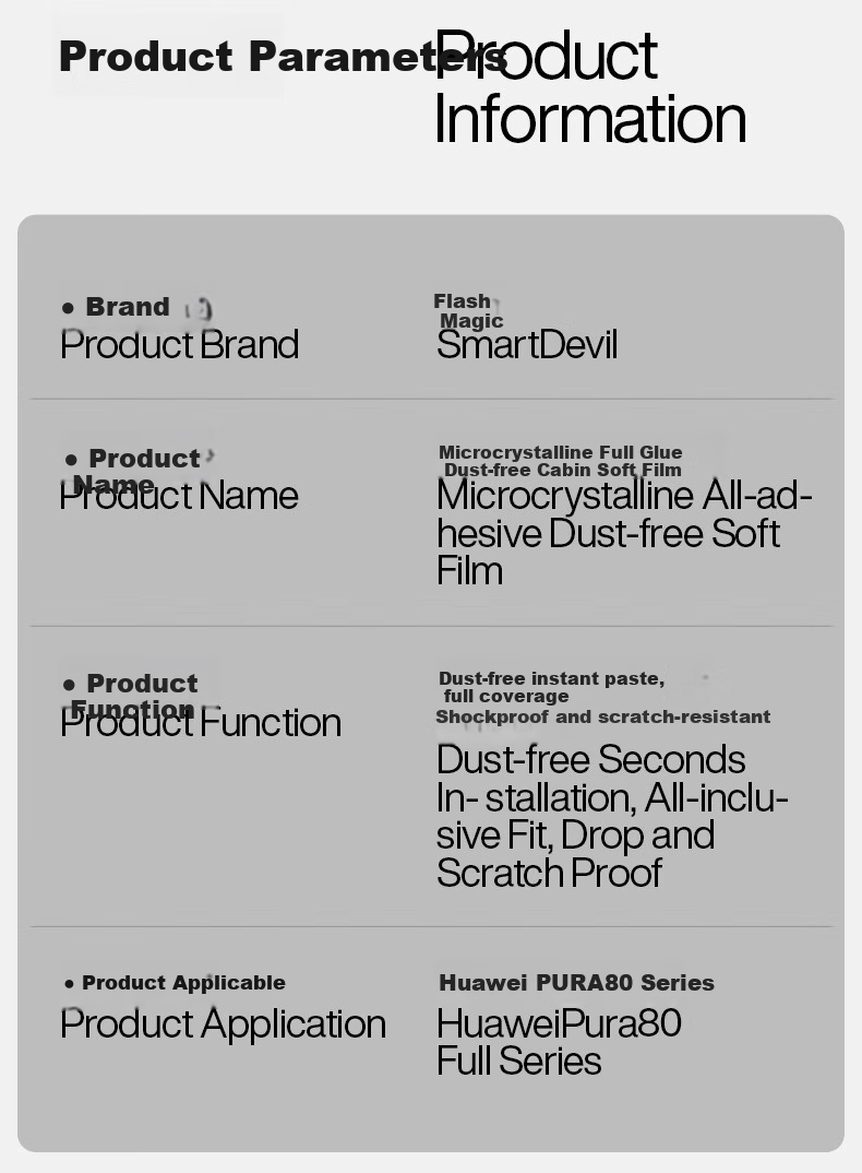 Защитная пленка Shanmo для Huawei Pura 80 Pro/Pro+/Ultra, 2 шт.