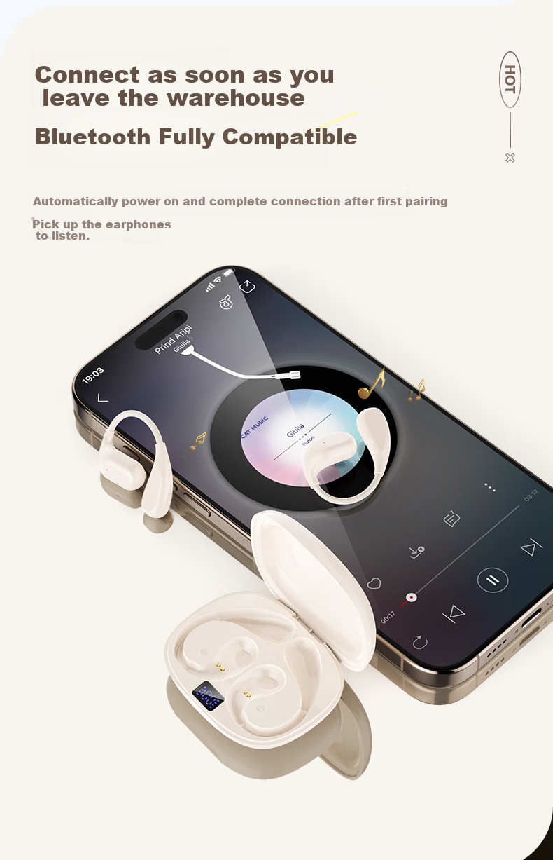 Беспроводные наушники WITGOER Berlin Voice S-86, накладные, с шумоподавлением, Bluetooth 5.4, белый