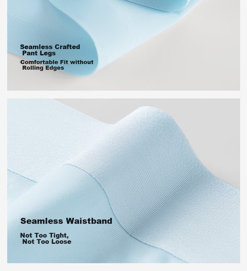 Мужские трусы MiiOW Ice Silk (2025 New Model), антибактериальные, дышащие, бесшовные, боксеры-брифы