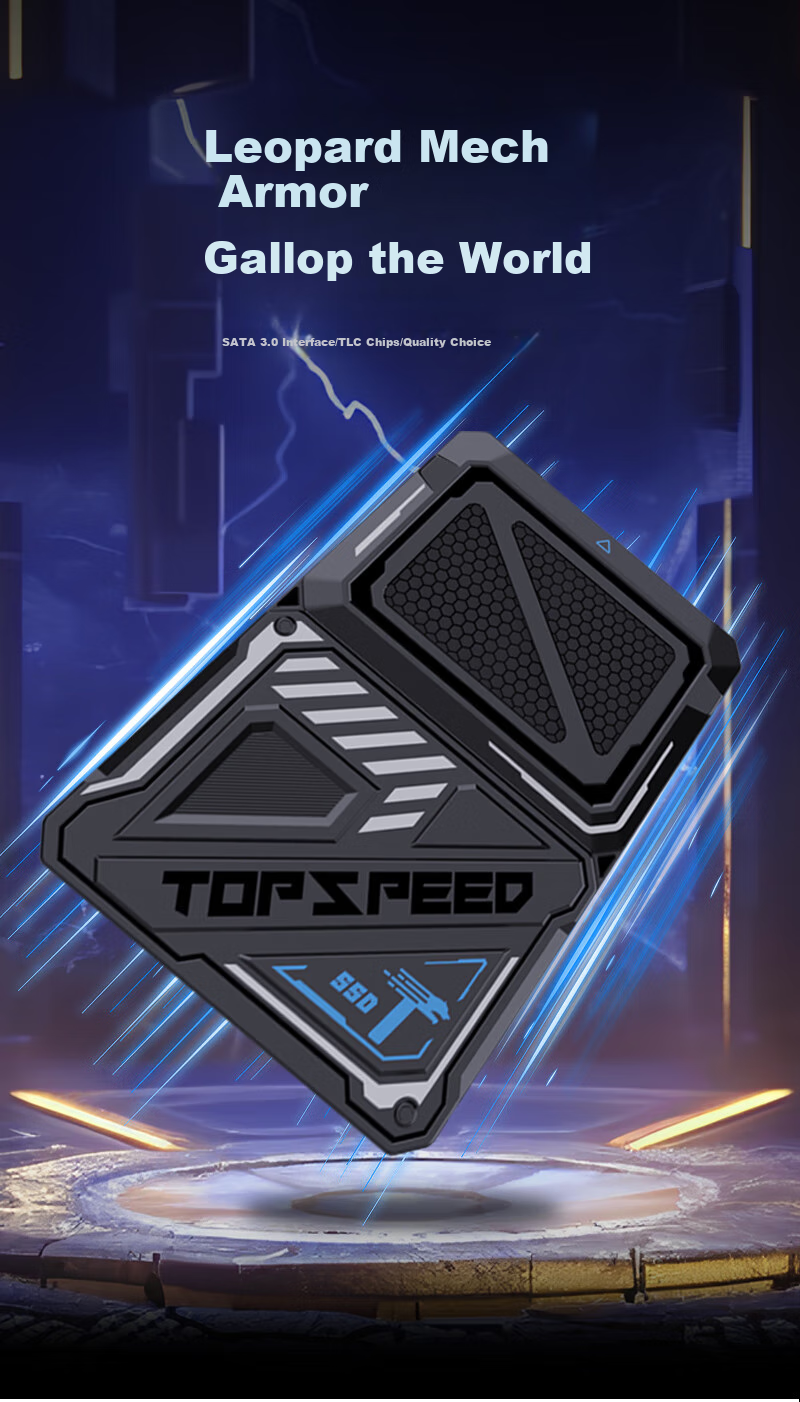 SSD накопитель TANLR Leopaard T560 Series, 1 ТБ, SATA III, TLC, скорость чтения 560 МБ/с