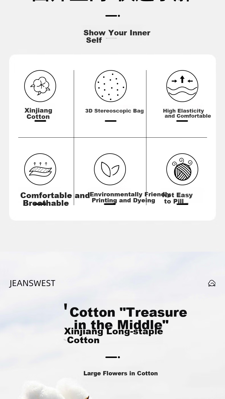 Мужские боксеры JEANSWEST, 4 шт. в упаковке, из чистого хлопка, большого размера, дышащие, свободные, молодежные