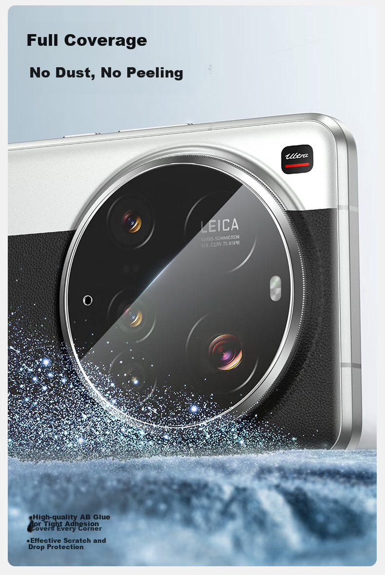 Защитная пленка для камеры Shanmo для Xiaomi 15 Ultra, антибликовая, ударопрочная, защита от отпечатков пальцев, пленка для защиты задней камеры для 15 Ultra
