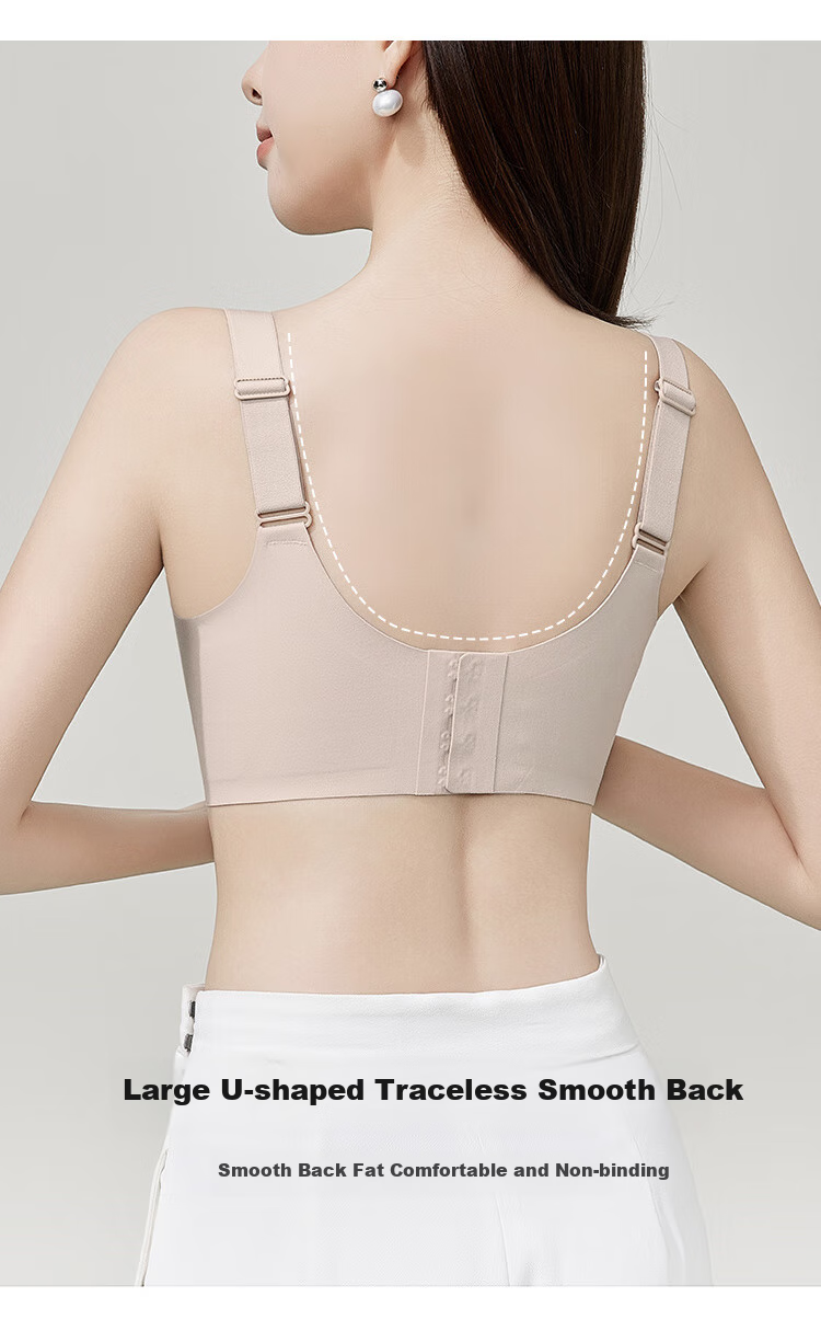Бюстгальтер GRACEWELL Smooth Seamless Ultra-Thin, для большой груди, с эффектом пуш-ап, широкими бретелями, предотвращает обвисание, формирует грудь