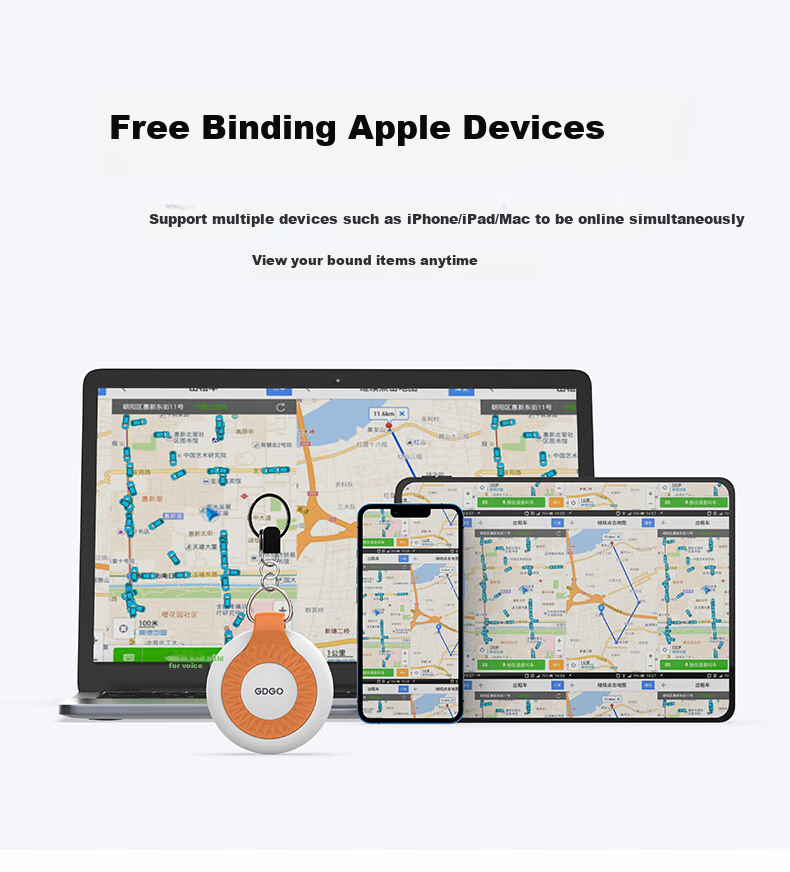 GDGO AirTag Tracker Anti-Loss Device для пожилых, детей, домашних животных, электровелосипедов, брелоков, рюкзаков, кошек, собак, трекер для домашних животных