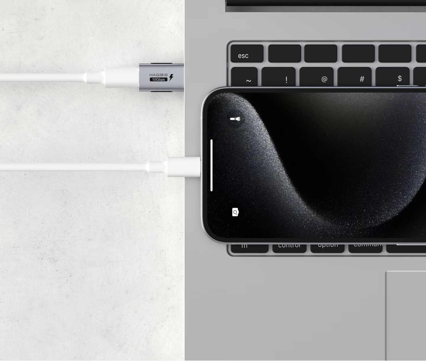 Переходник Hagibis USB на Type-C, USB-A Male на USB-C Female, высокоскоростной OTG конвертер для телефонов, USB-накопителей, компьютеров, iPhone 16, планшетов, iPad, автомобильных зарядных устройств, кабелей данных