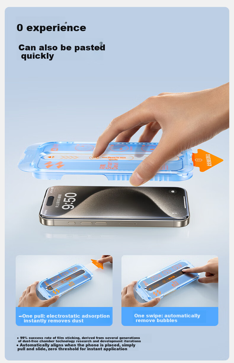 Защитное стекло для экрана Shanmo для Apple iPhone 15 Pro, полное покрытие, HD, закаленное стекло, защита от синего света, защита от отпечатков пальцев, тонкий край, пыленепроницаемое, 2 шт.