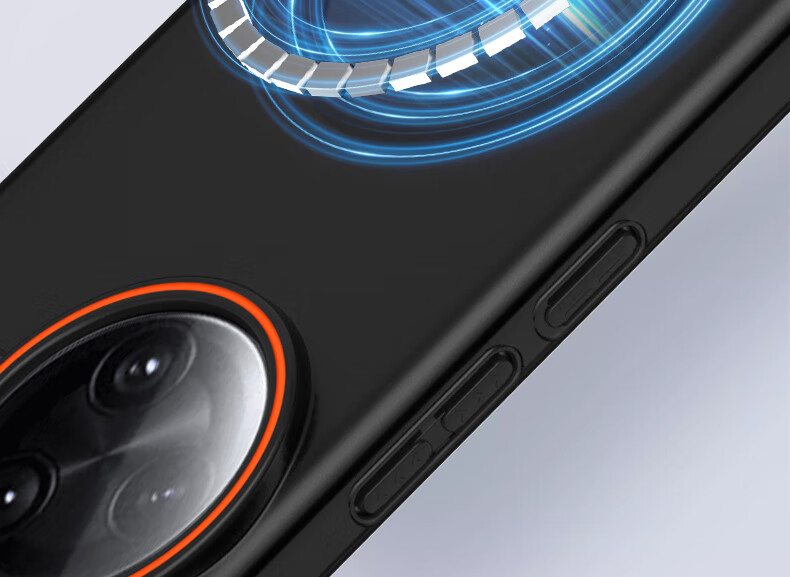 Чехол-накладка Baozou для Xiaomi Redmi K80 Pro, противоударный, с защитой камеры, магнитный, серый