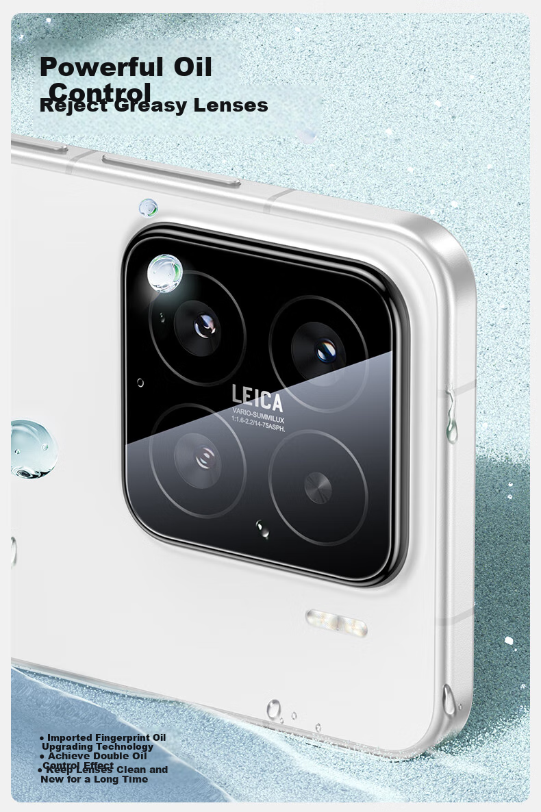 Защитное стекло для камеры Xiaomi Mi 15 Shanmo, полное покрытие, противоударное, алмазное, 1 шт.