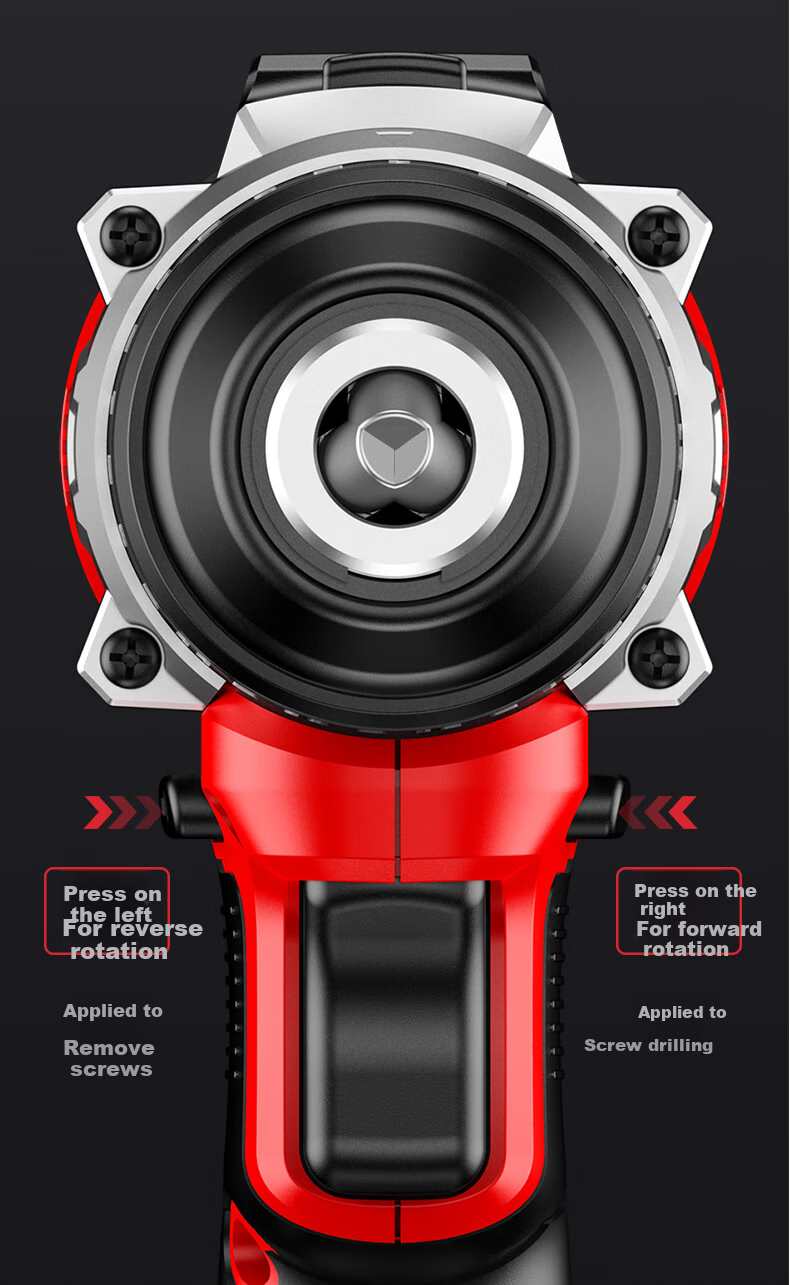 DELIXI ELECTRIC Аккумуляторная ударная дрель-шуруповерт 21В, бесщеточная, с высоким крутящим моментом, многофункциональный набор инструментов
