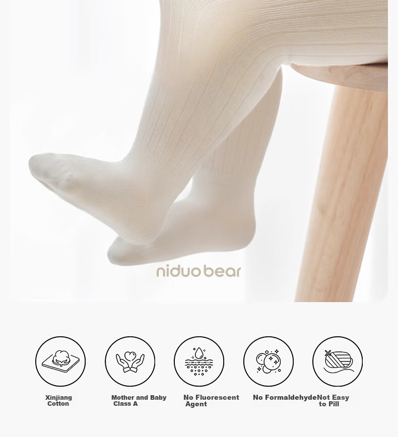 Детские носки Niduoxiong, летние, класс А, длинные, до колена, для новорожденных, дышащие, с большой сеткой, противомоскитные, 3 пары