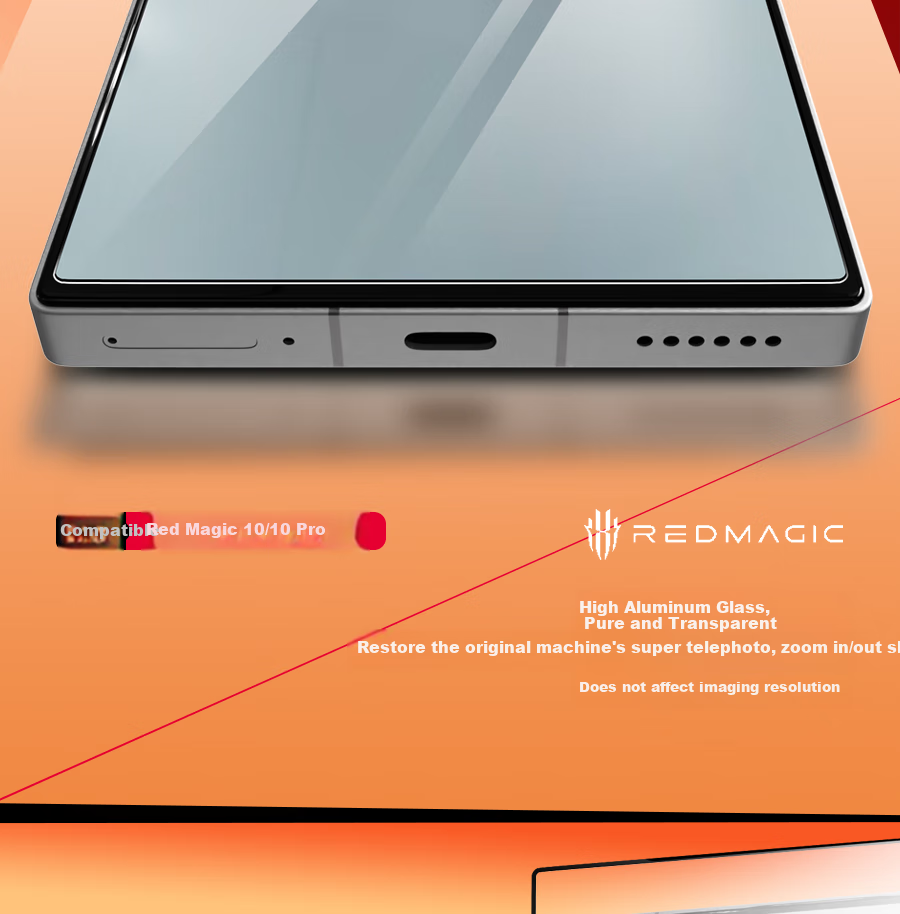Защитное стекло Wali для Nubia Red Magic 10 / 10 Pro, противоударное, антибликовое, ультратонкое, полное покрытие