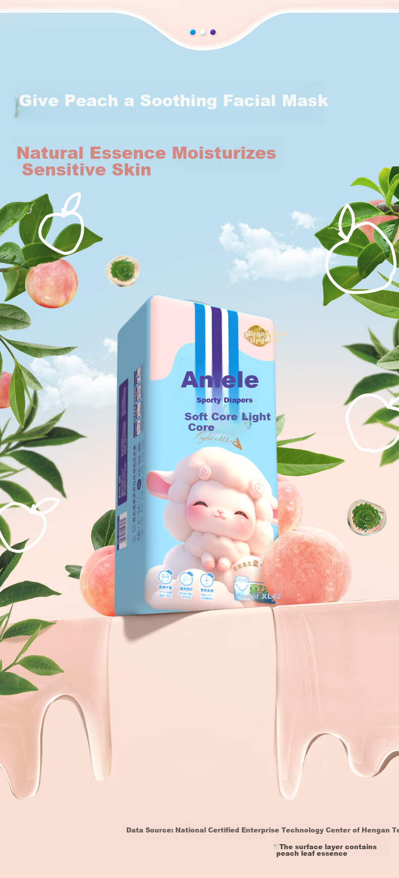 Подгузники-трусики Anerle Soft Core XXXL, 32 шт. (≥18кг), мягкие и нежные для кожи, детские подгузники