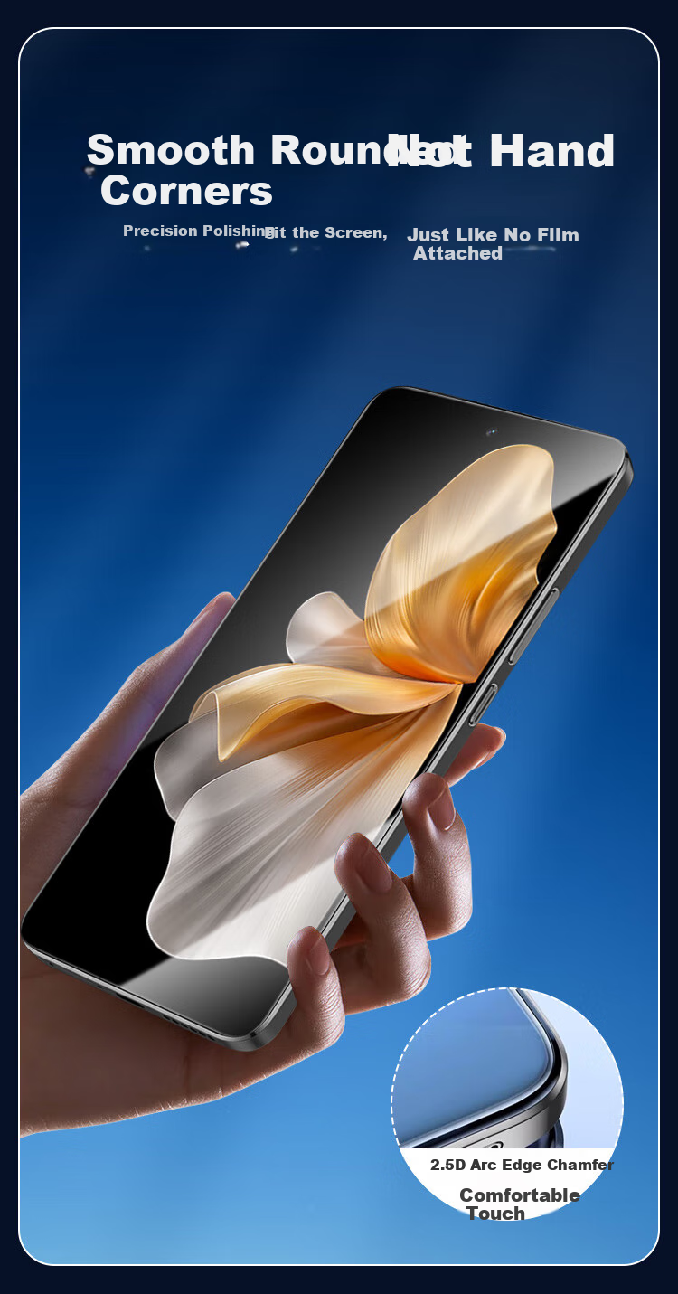 Защитное стекло KOOLIFE для Vivo S19, закаленное, противоударное, антибликовое, ультратонкое HD