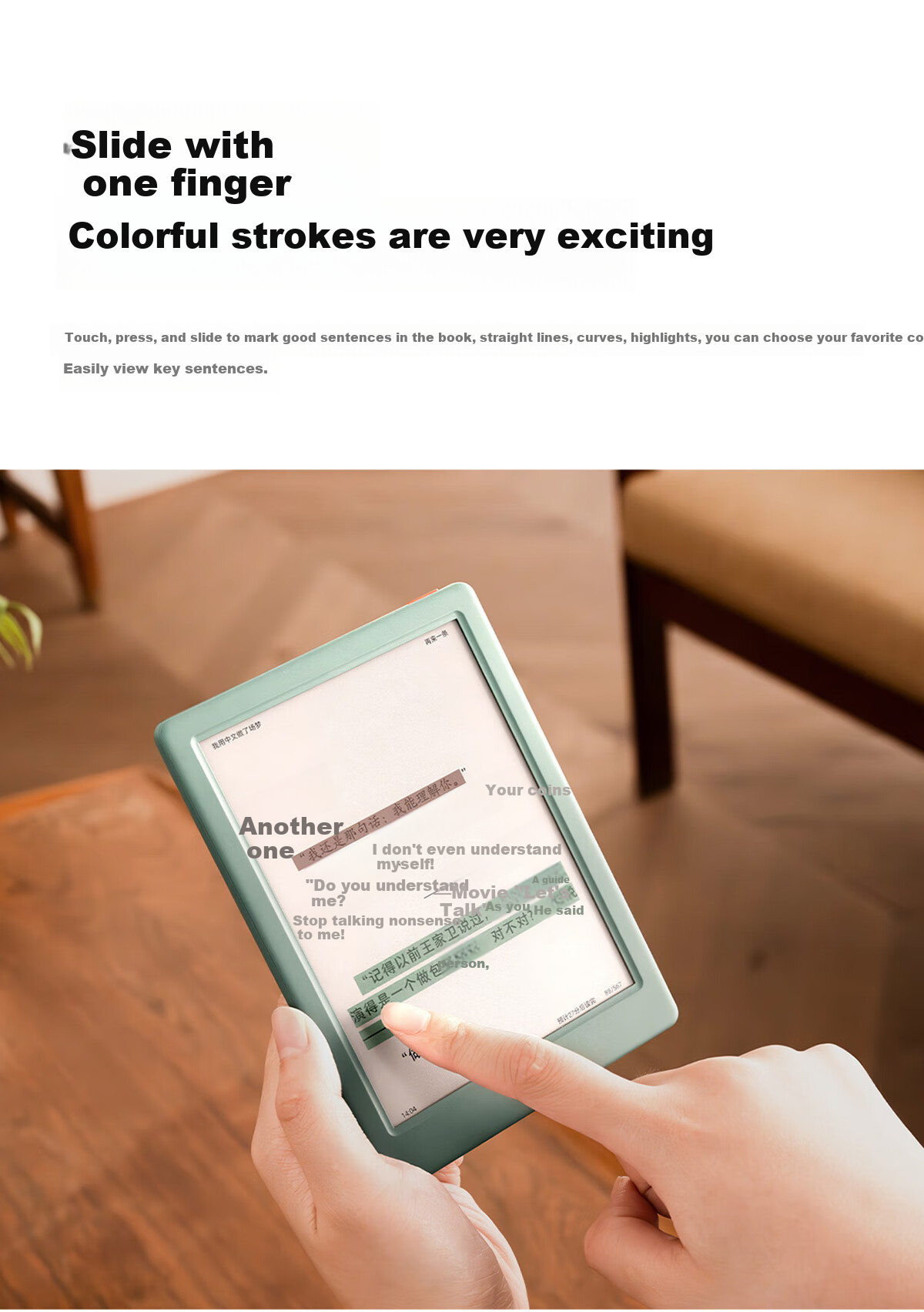 Электронная книга iReader Light 4C, 6-дюймовый цветной E-Ink экран, 64 ГБ, зеленый