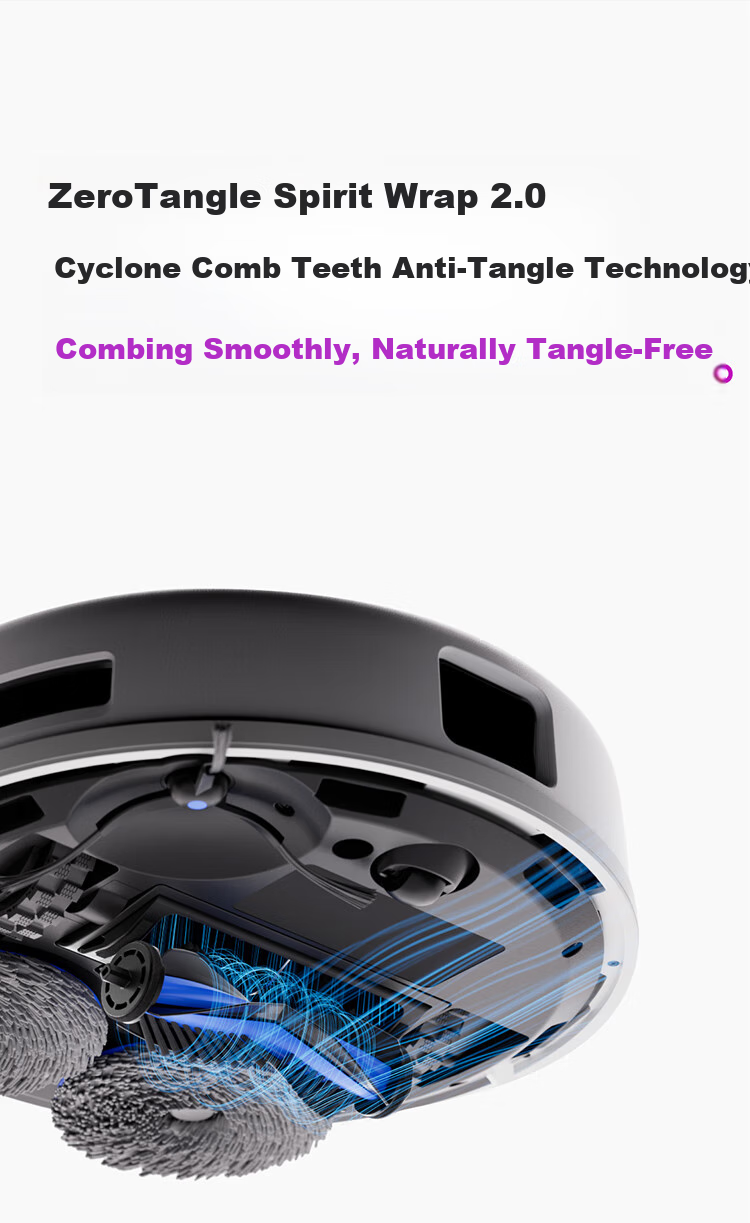 Робот-пылесос ECOVACS Deebot Mini Juejuezi, с функцией влажной уборки, фиолетовый