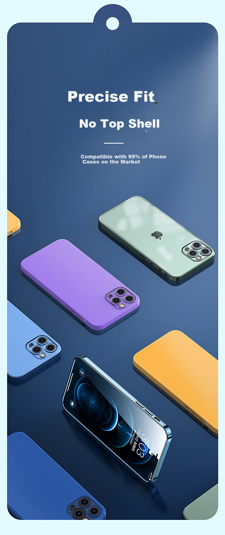 Защитное стекло PISEN для iPhone 12/12 Pro, полноэкранное, HD, защита от царапин и отпечатков пальцев, 2 шт.