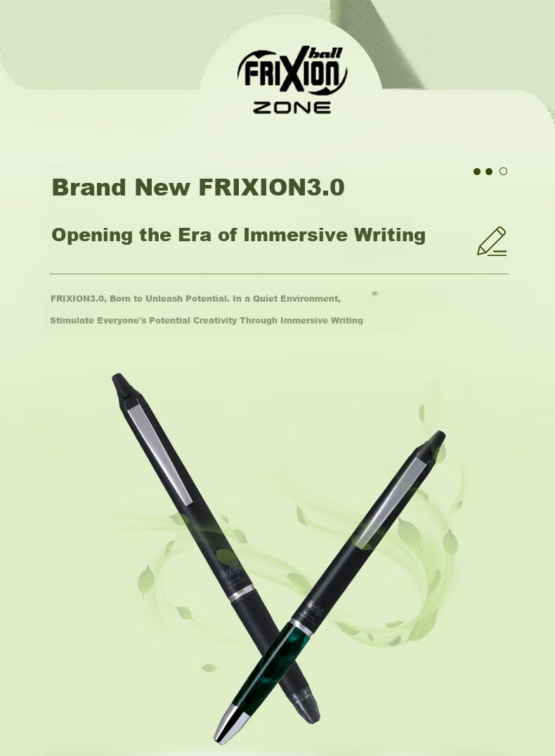  PILOT Retractable Erasable Pen, ZONE Series Gel Pen, Signing Pen, Black Ink Pen, Stationery Office Supplies LFBKZ-50F 0.7mm Midnight Black/Black