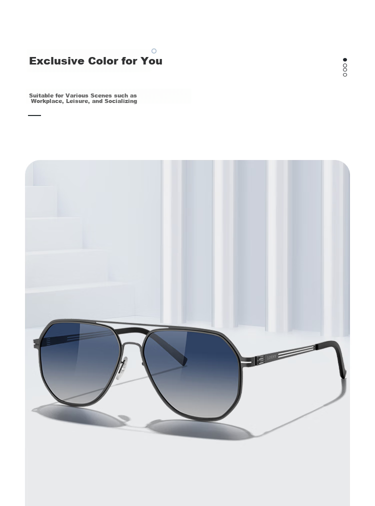 Солнцезащитные очки LOESY Ultra-Light 18g, поляризованные, УФ-защита, для мужчин, черный