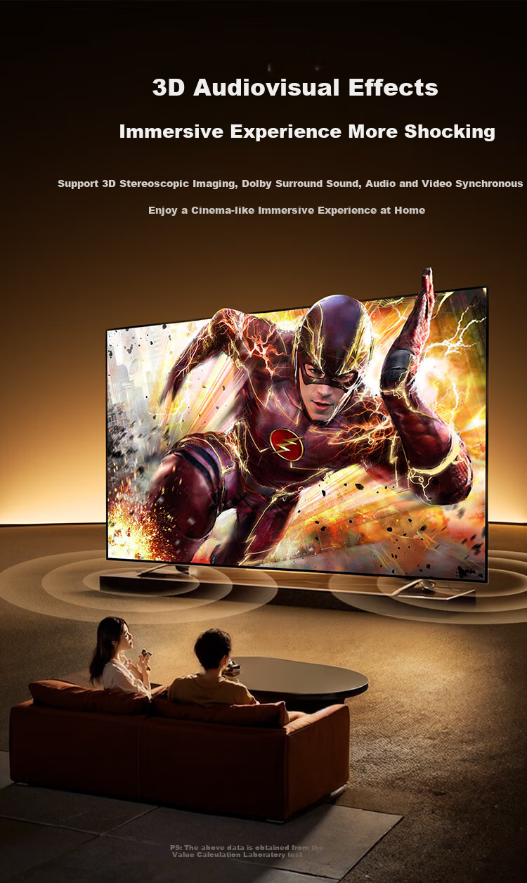 Кабель ZLEEE HDMI 2.1 8K 60Hz 4K 240Hz, 3 метра, черный