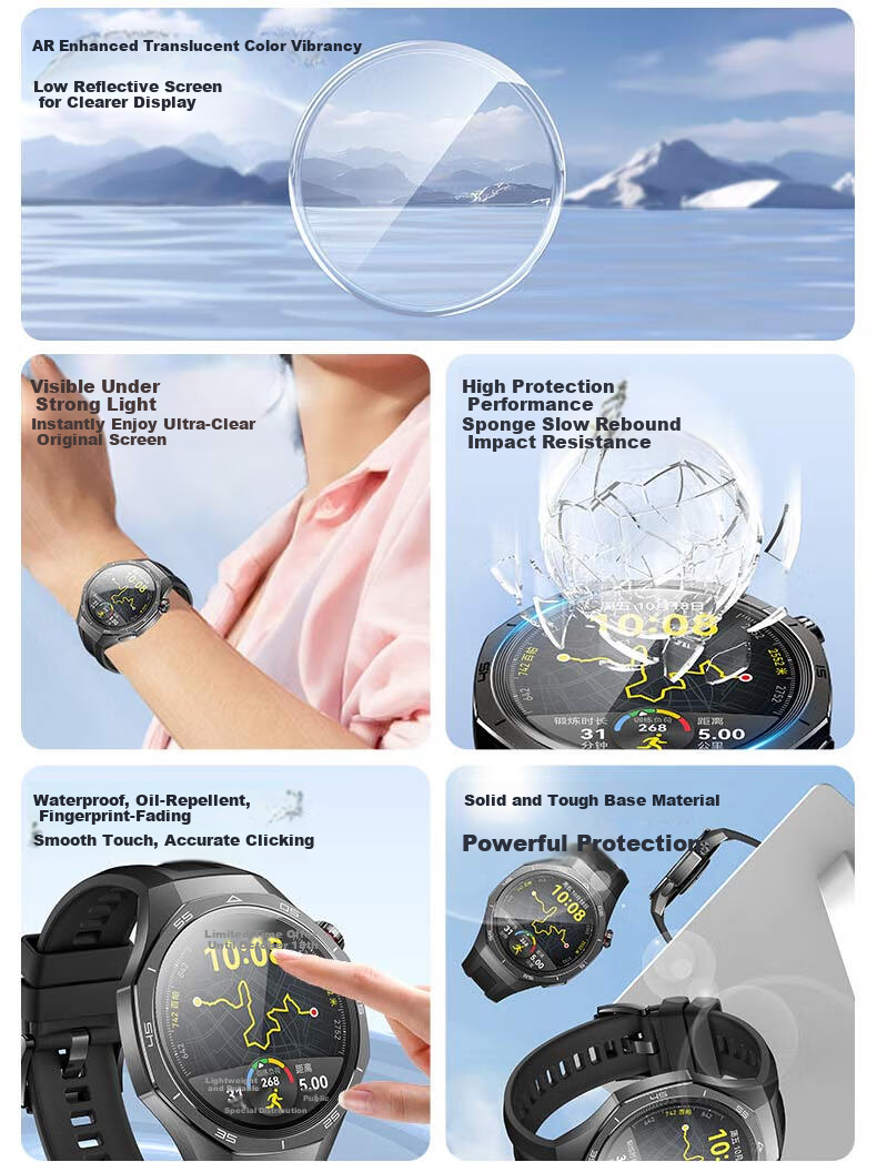 Защитная пленка Smorss для Huawei Watch GT6 Pro/5 Pro, 2 шт., антибликовая, закаленное стекло, 46 мм