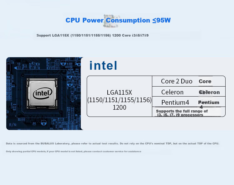 Кулер для процессора BUBALUS L9W White (INTEL 1151/1200, 9см гидравлический вентилятор, медное основание)