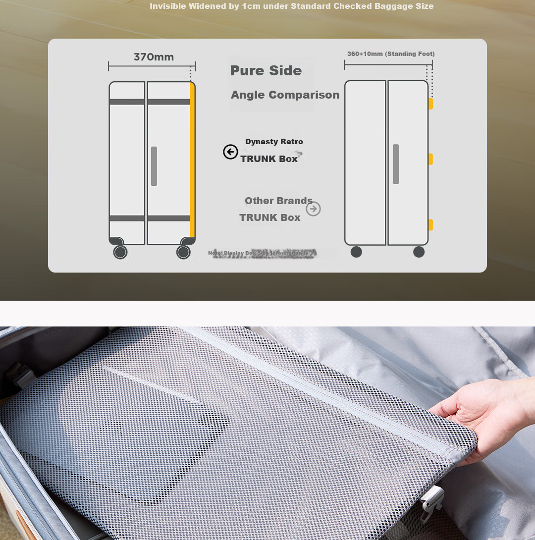 Чемодан Echolac TRUNK PC237K, 30 дюймов, поликарбонат, серый, с TSA-замком