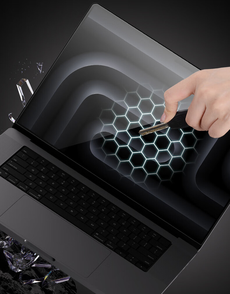Защитная пленка DiYiGongFang для Apple MacBook Air 13.6 дюймов (M4/M3/M2), HD закаленное стекло, 2 шт.