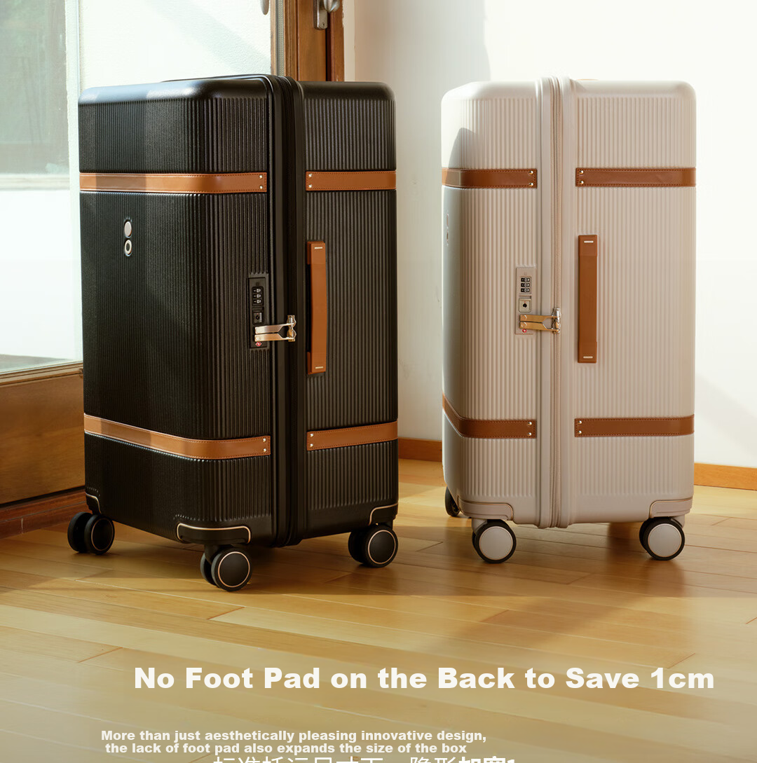Чемодан Echolac TRUNK PC237K, 30 дюймов, поликарбонат, серый, с TSA-замком