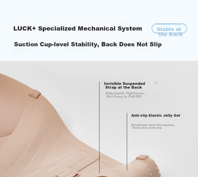 LUCKMEEY Бюстгальтер Xuzhuodan Style с передней застежкой, бесшовный, противоскользящий, пуш-ап для маленькой груди