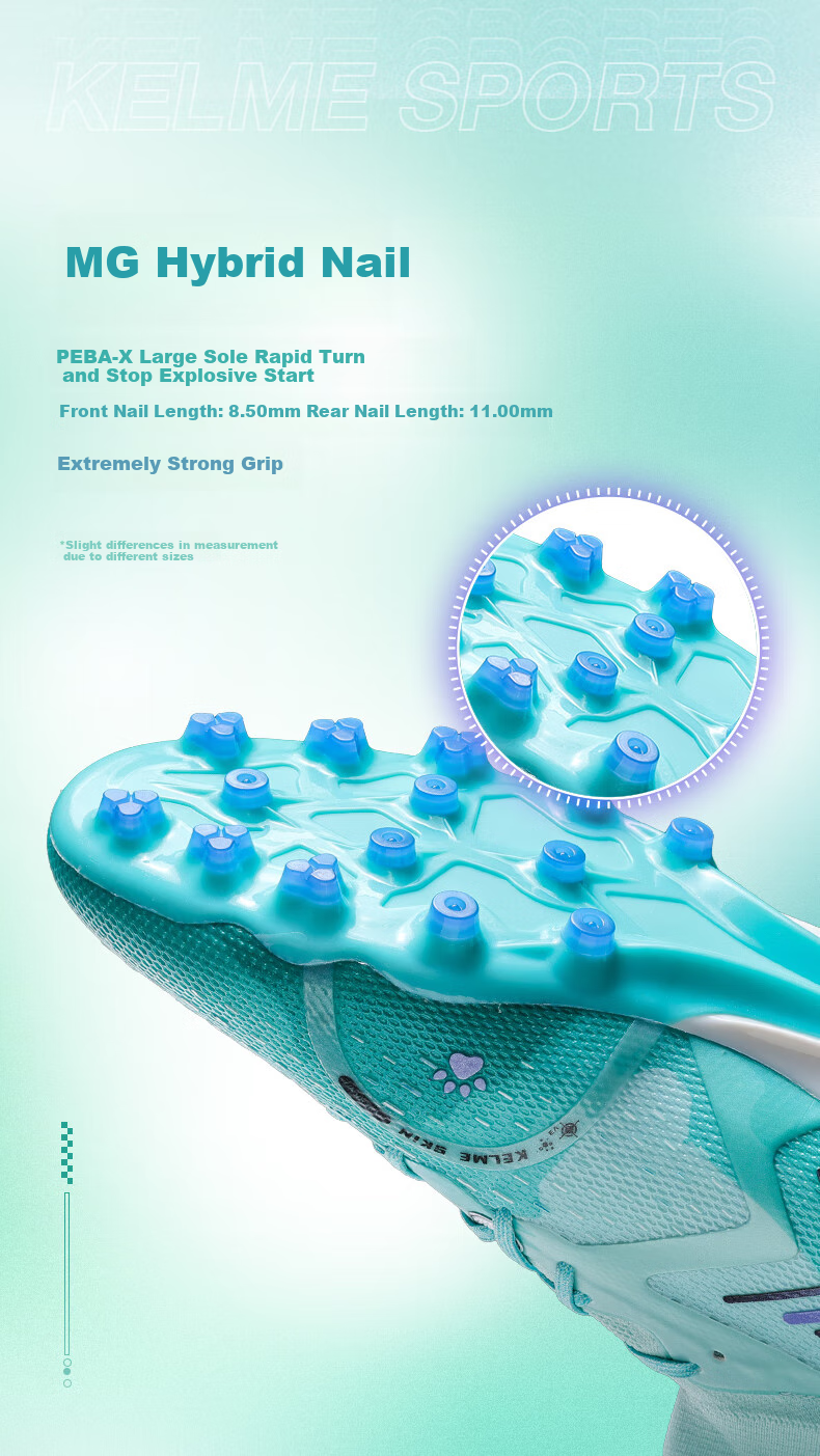 Футбольные бутсы KELME Jidian 5.0 MG для мужчин, высокие, противоскользящие, профессиональные, для соревнований и тренировок, зеленые, размер 41