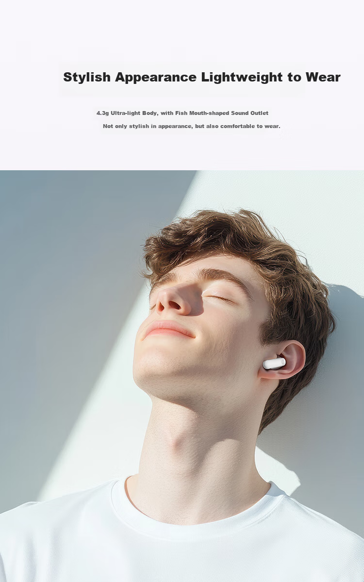 Беспроводные наушники Rongyaoqinxuan GEG X7e Youth Edition, Bluetooth-гарнитура с двойным подключением устройств, шумоподавлением и долгим временем работы, фиолетовые