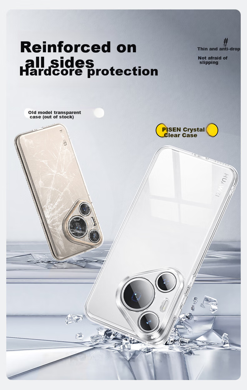 Прозрачный чехол для Huawei Pura 80 Pro