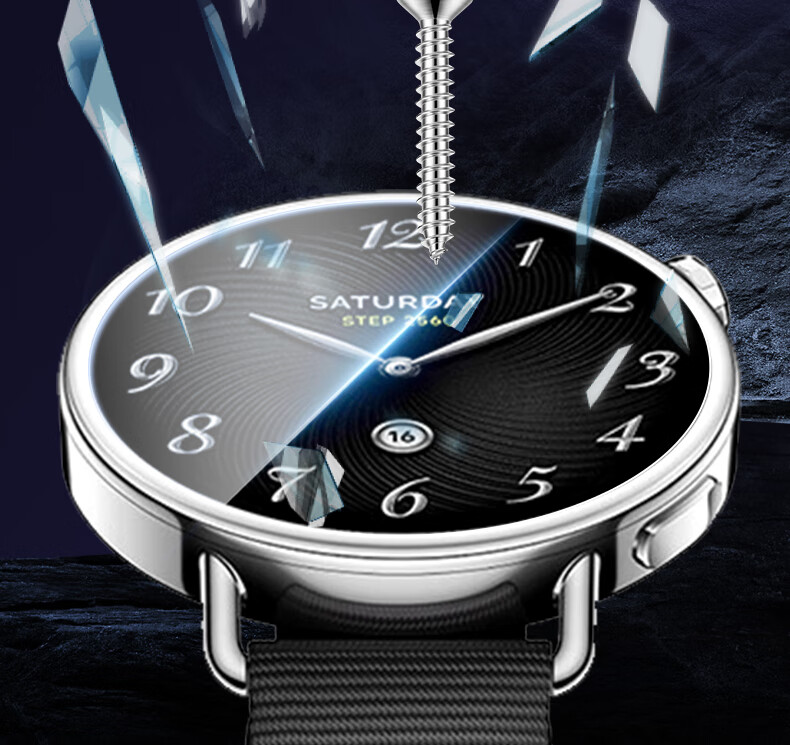 Защитная пленка Smorss для Xiaomi Watch S4, 2 шт., закаленное стекло, ультра-прозрачная, полноэкранная, защита от царапин и отпечатков пальцев, для 41 мм